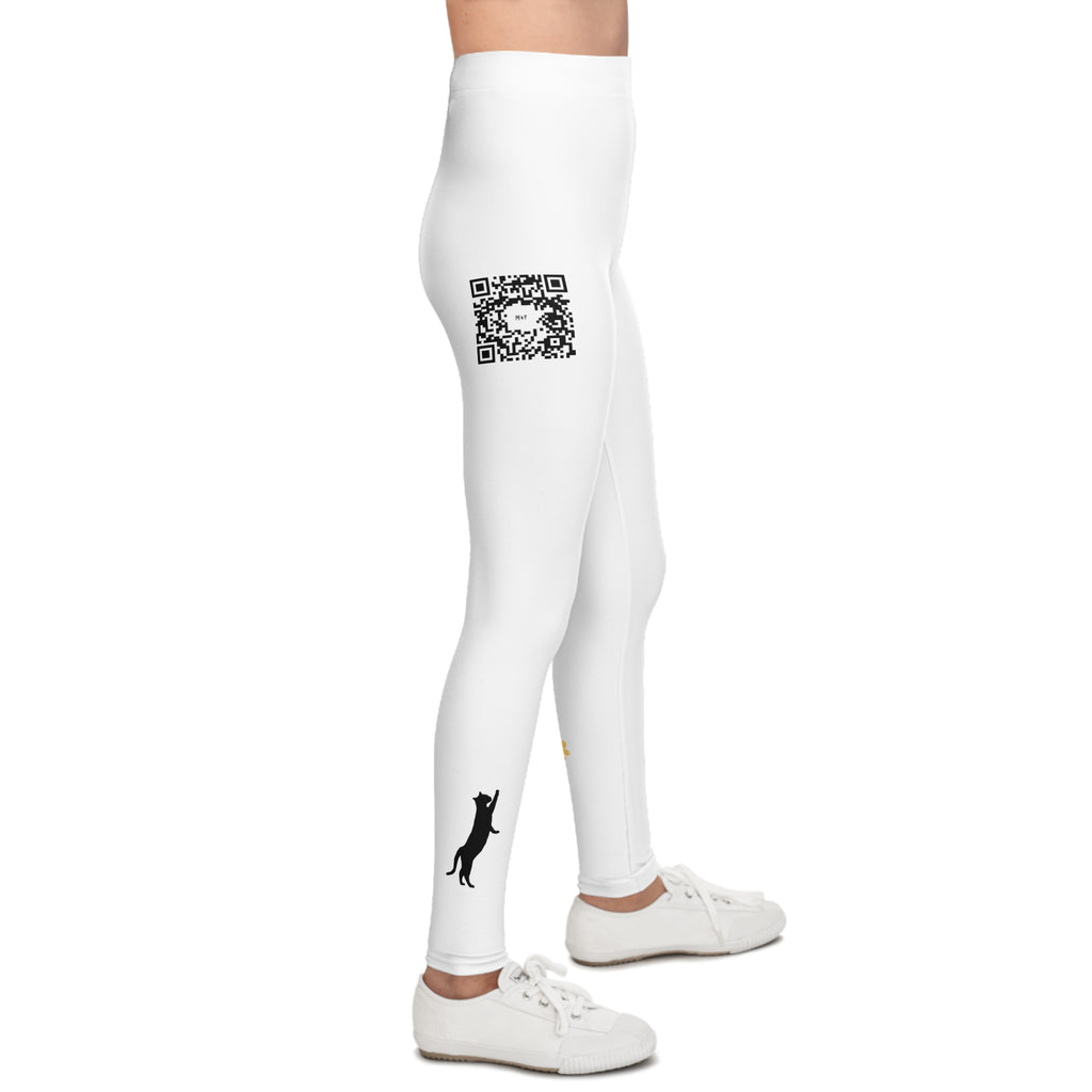 Youth Leggings (M&F Logo Yellow Flower)