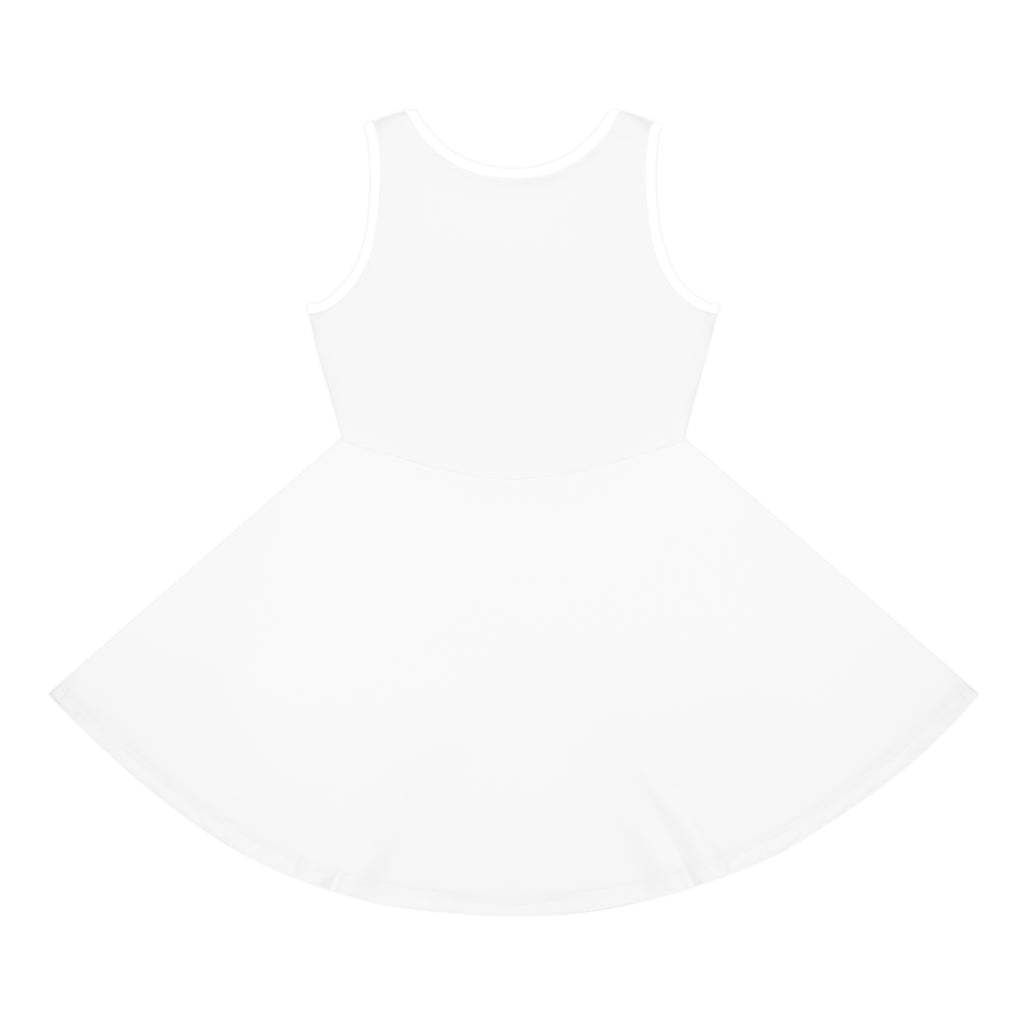Girls' Sleeveless Sundress (M&F Yellow Flower)