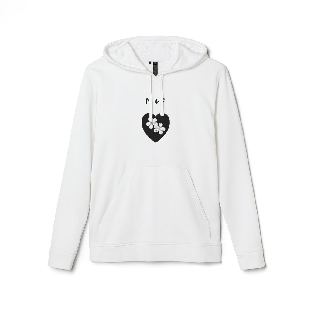 "Adidas" Unisex Fleece Hoodie Heart