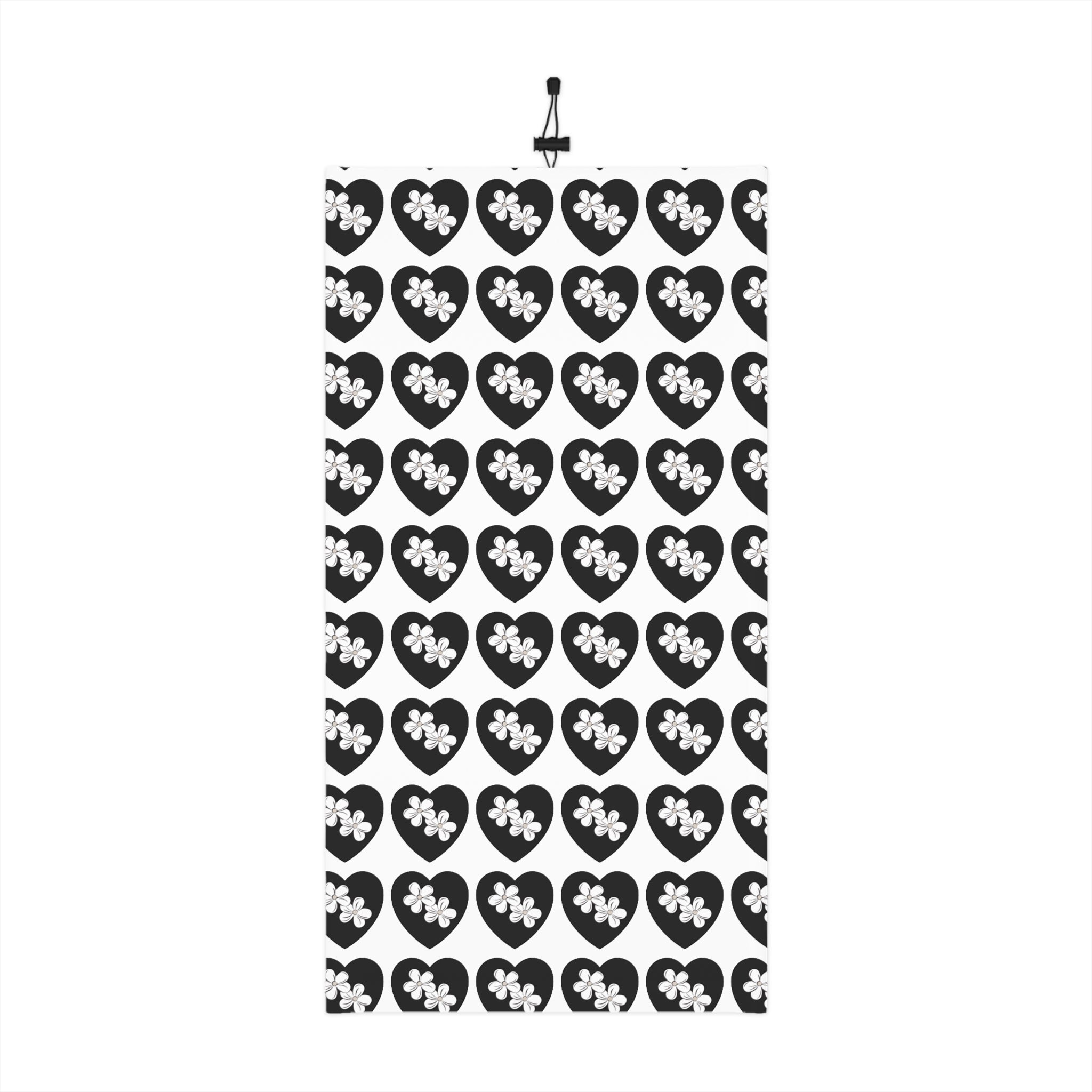 Winter Neck Gaiter With Drawstring Heart Logo