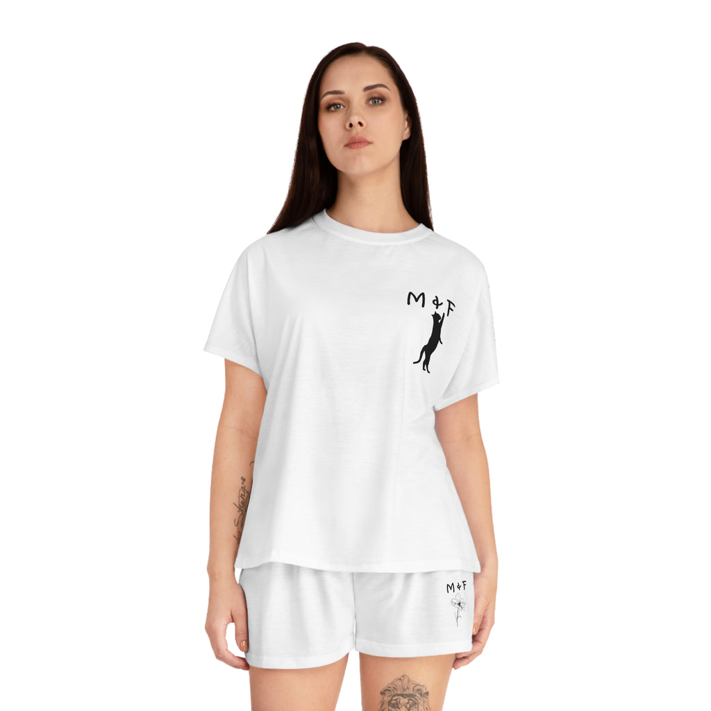 Women's Short Pajama Set (M&F Logo)