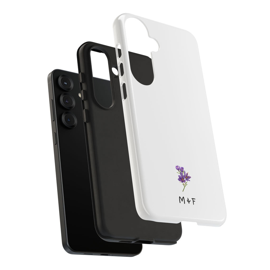 Tough Phone Case (Purple Flower)