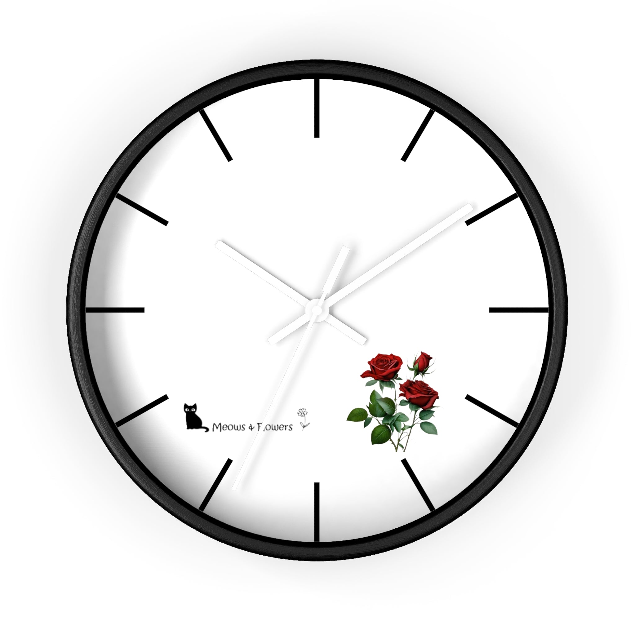 Wall Clock (Roses Flower)