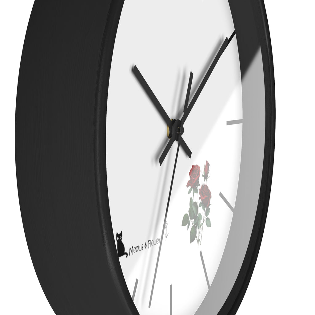 Wall Clock (Roses Flower)