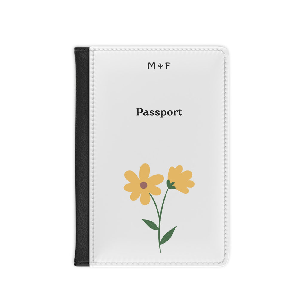 Passport Cover (Yellow Flower)