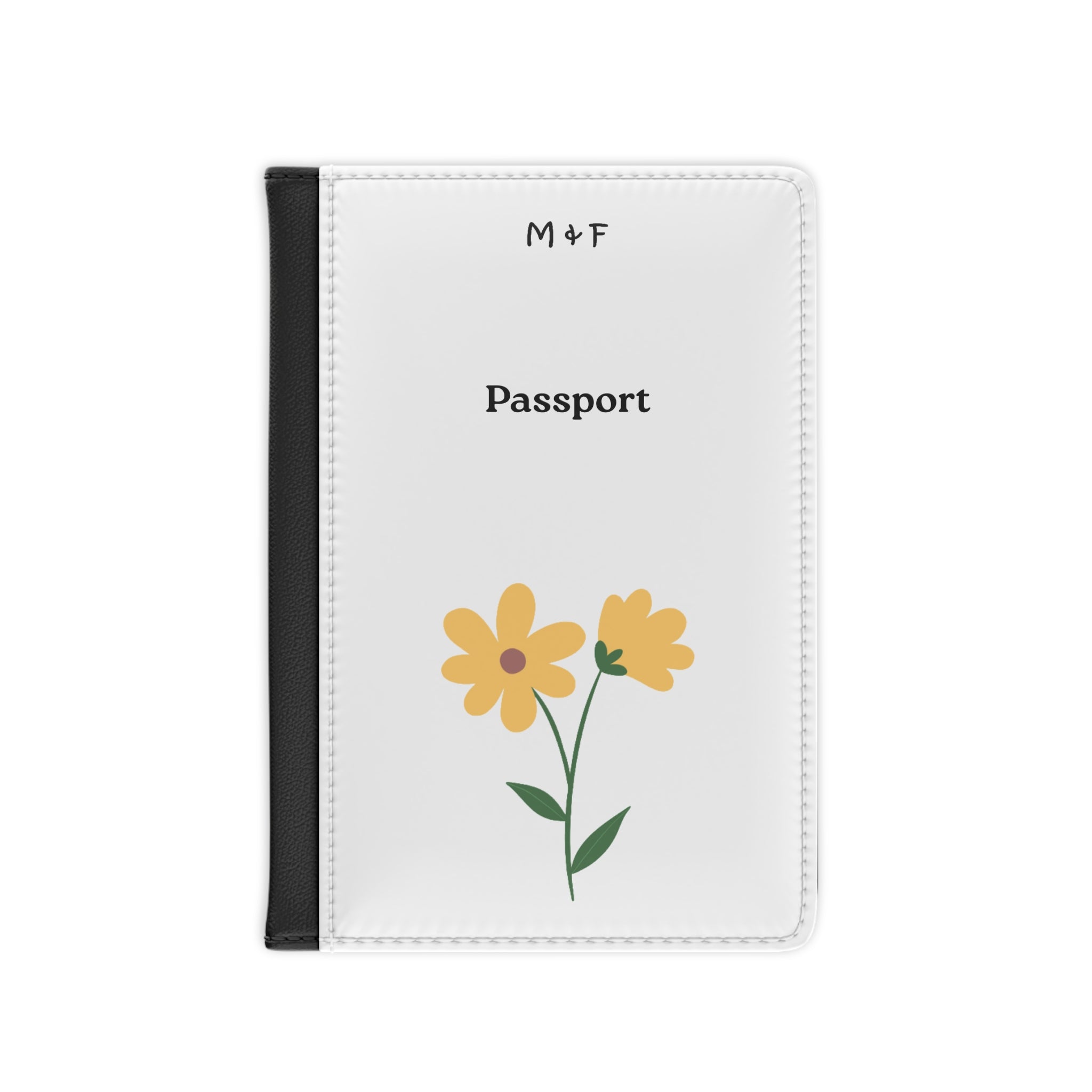 Passport Cover (Yellow Flower)