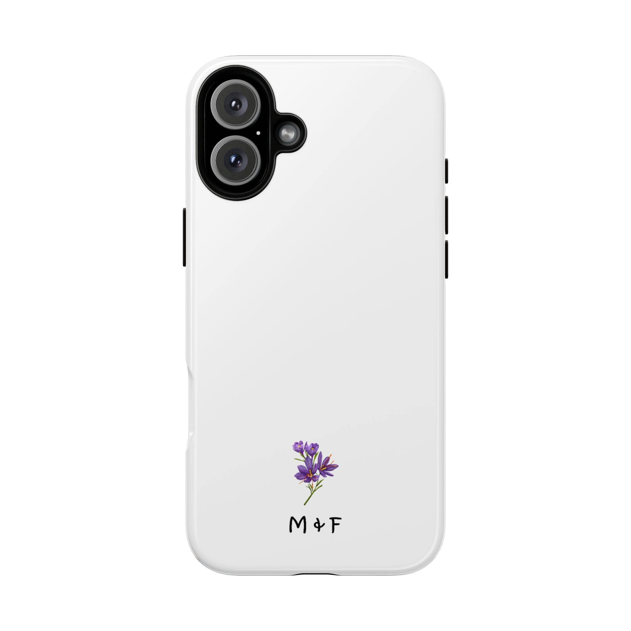 Tough Phone Case (Purple Flower)