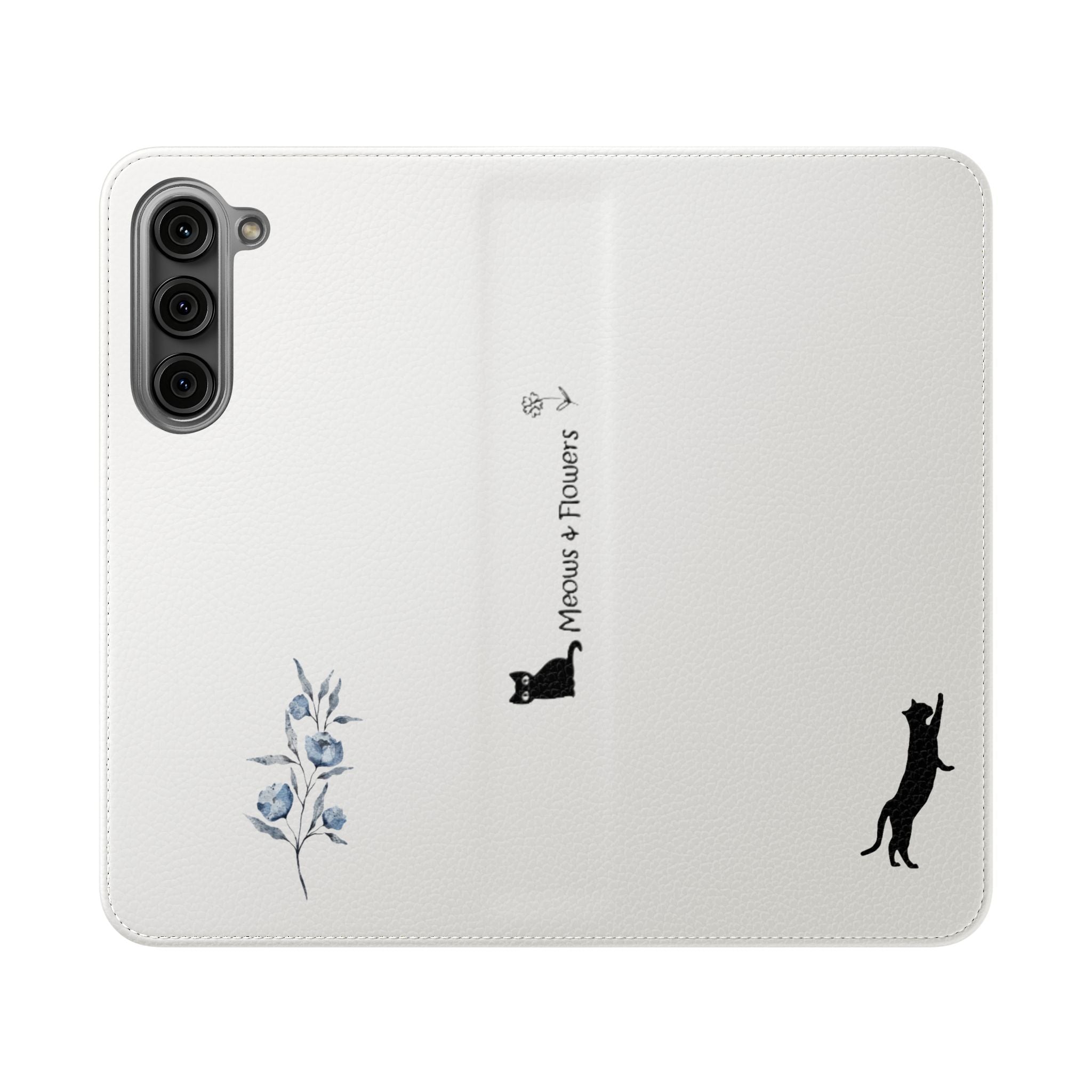 Flip Cases (Light Blue Flower)