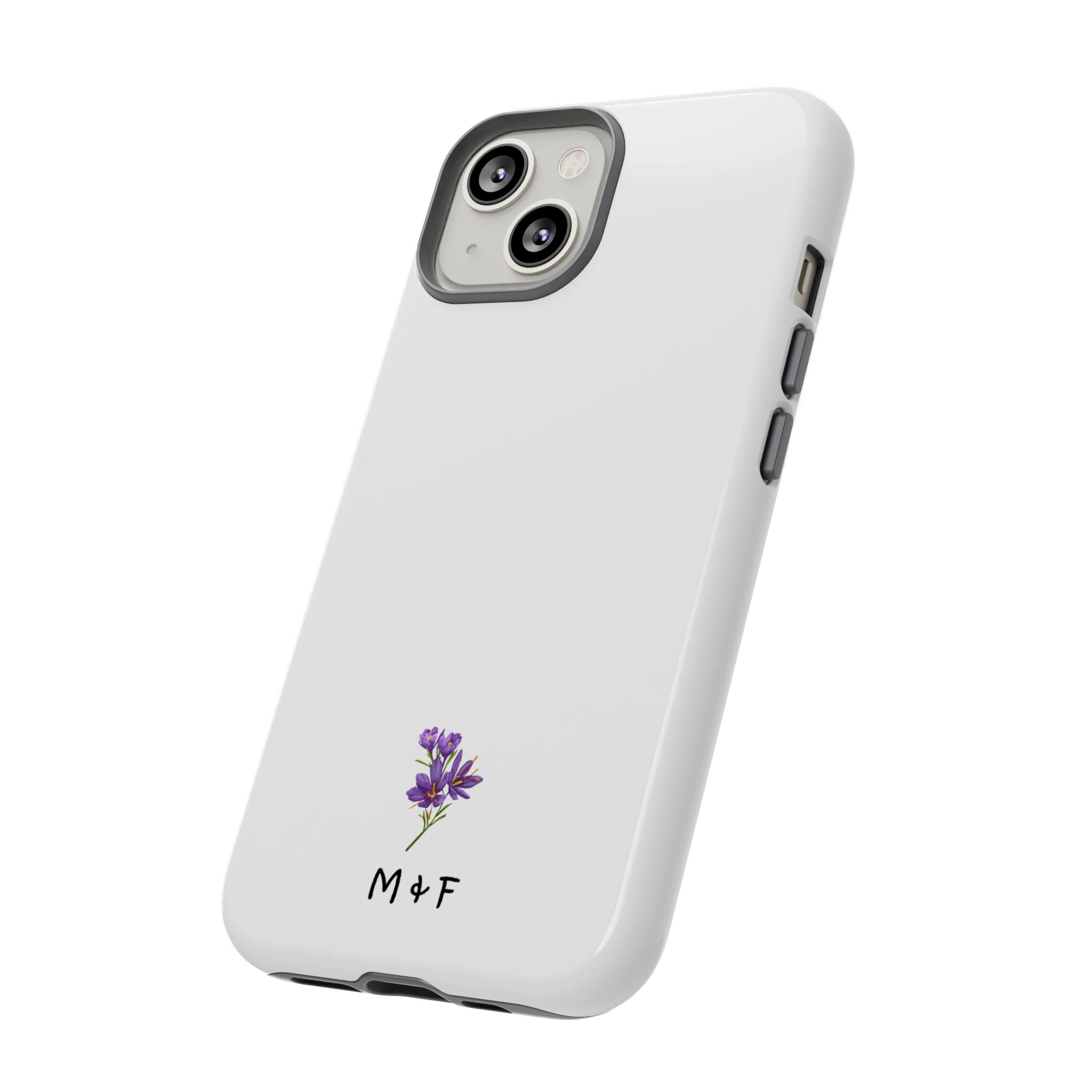 Tough Phone Case (Purple Flower)