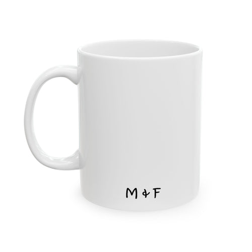 Ceramic Mug, (11oz) (Sitting Cat)