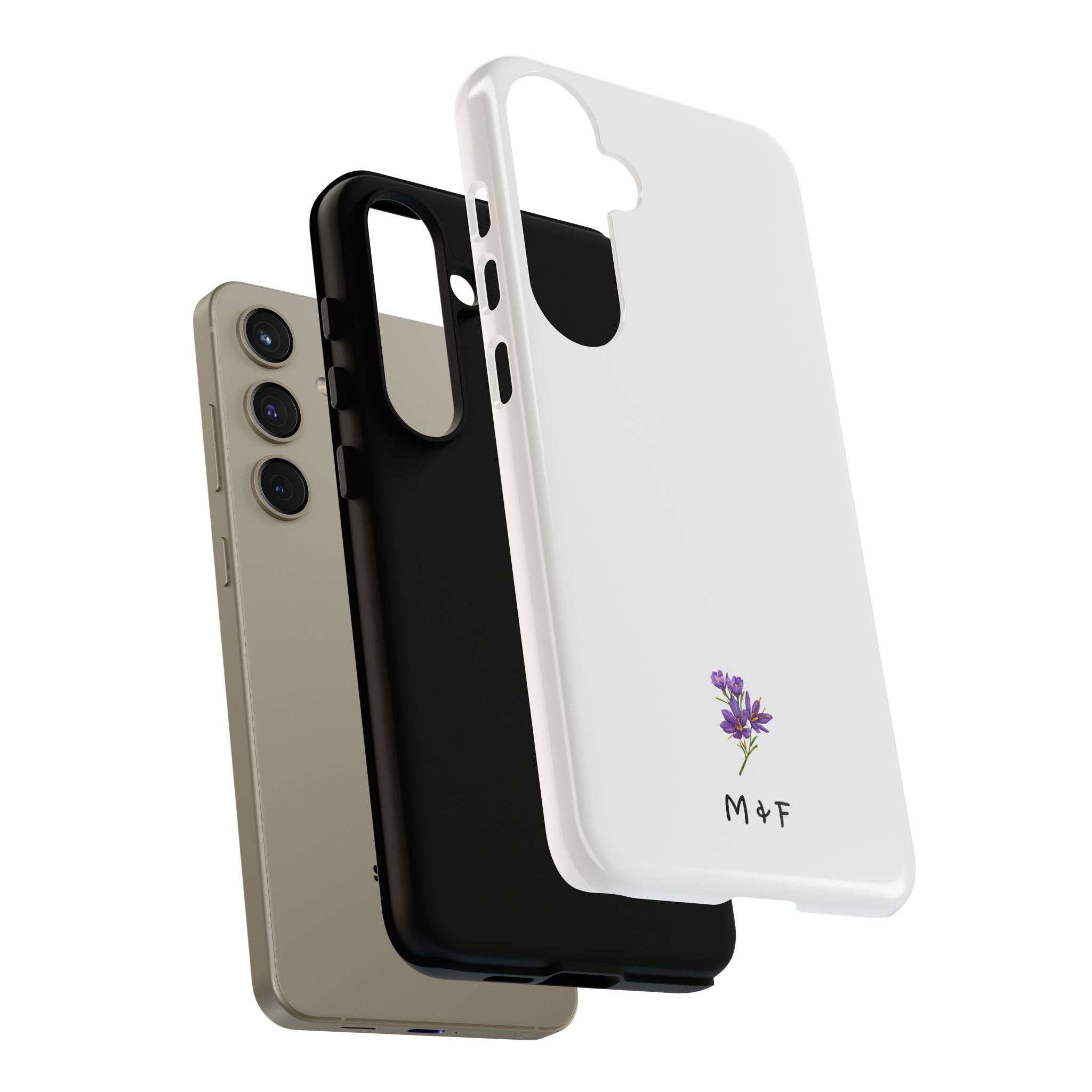 Tough Phone Case (Purple Flower)