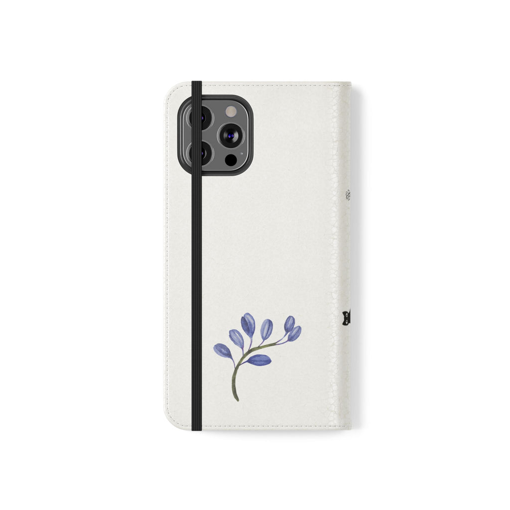Flip Cases (Blue Flower)