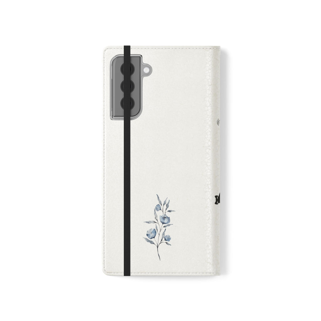 Flip Cases (Light Blue Flower)