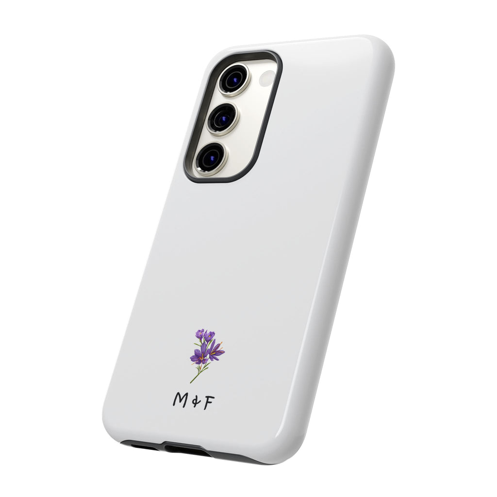 Tough Phone Case (Purple Flower)