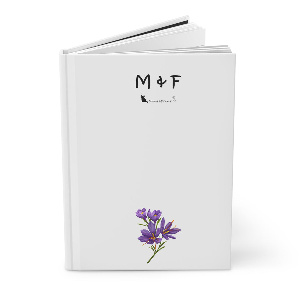 Hardcover Journal Matte (Purple Flower)