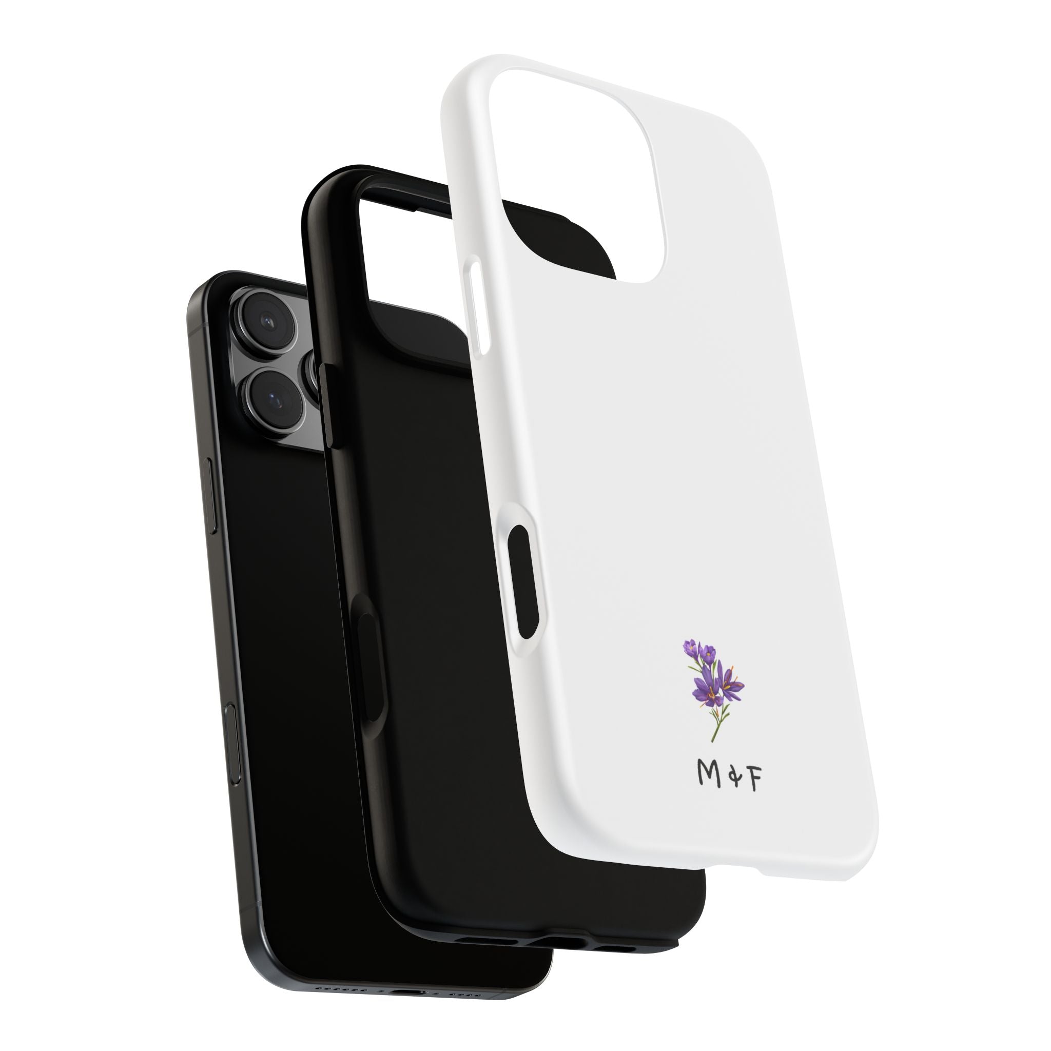 Tough Phone Case (Purple Flower)