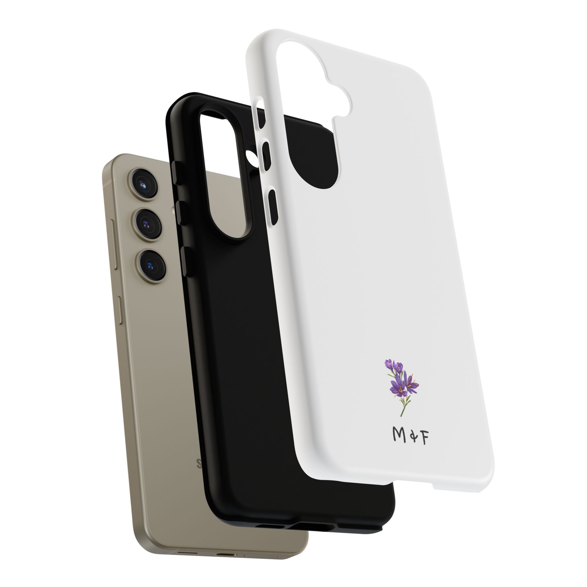 Tough Phone Case (Purple Flower)
