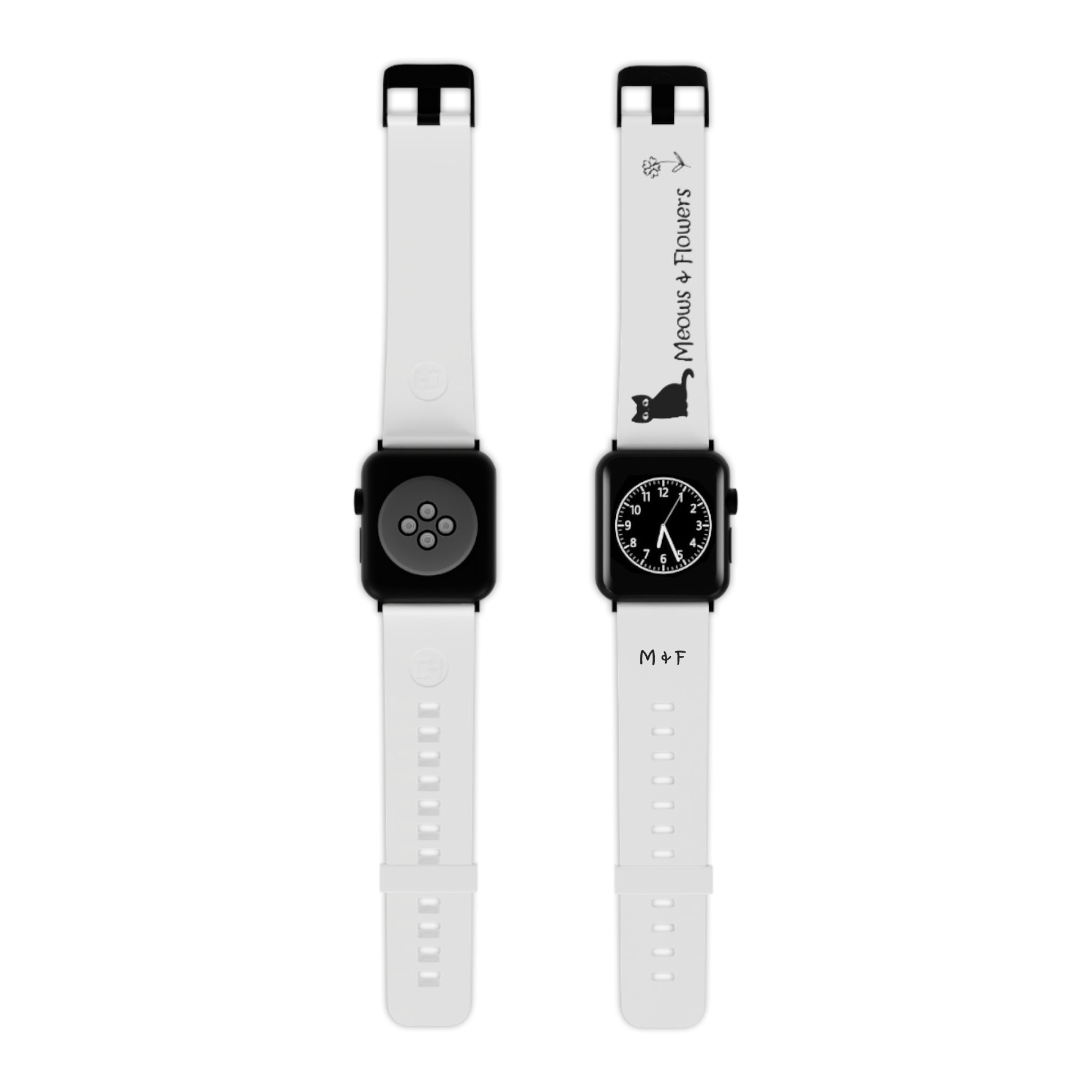 Watch Band for Apple Watch (Meows and Flowers)