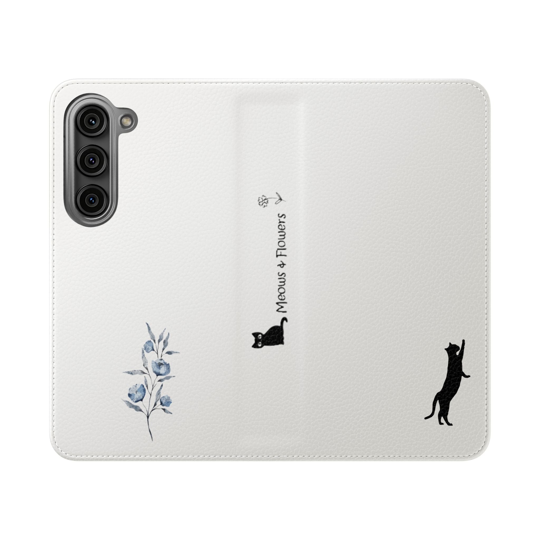 Flip Cases (Light Blue Flower)