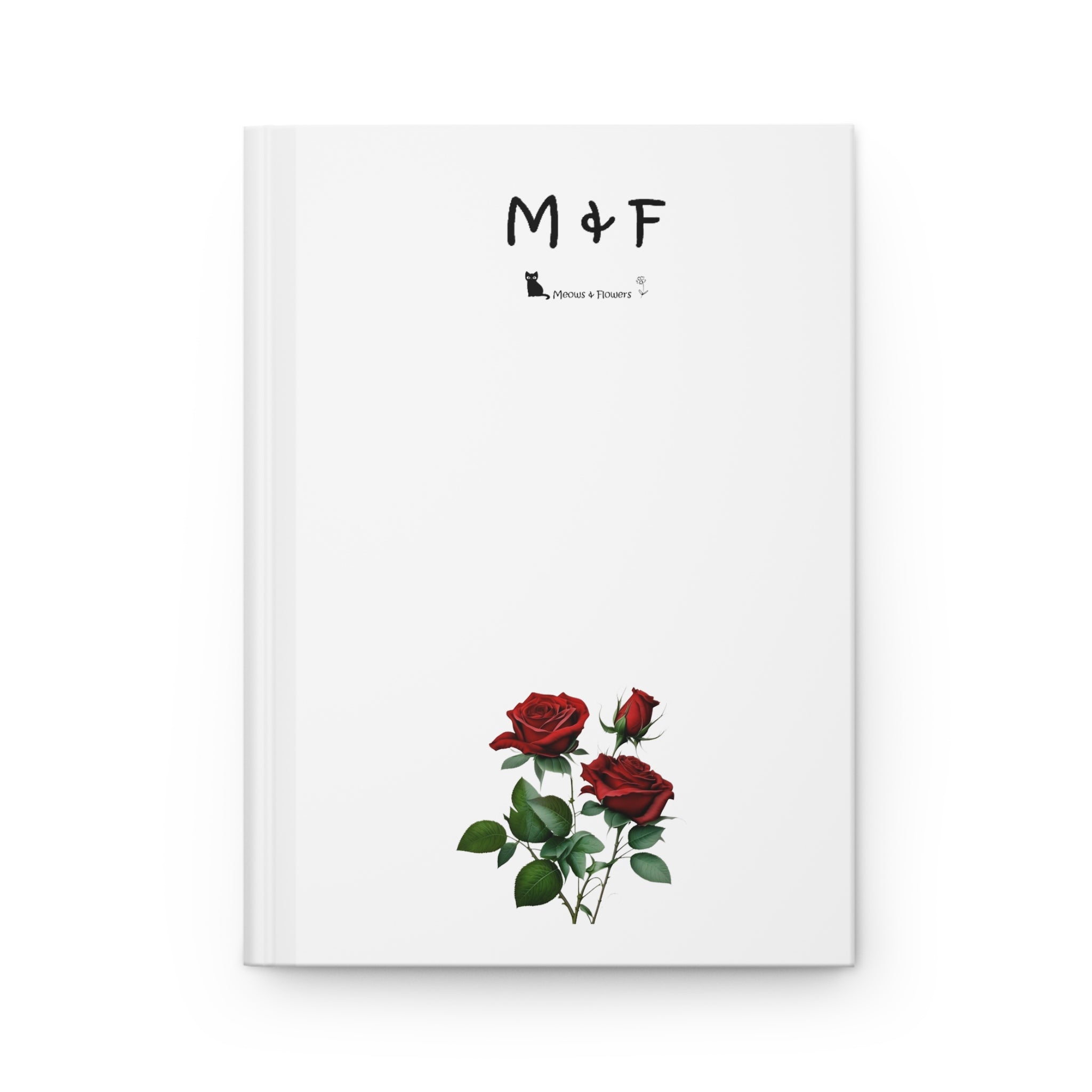 Hardcover Journal Matte (Roses Flower)