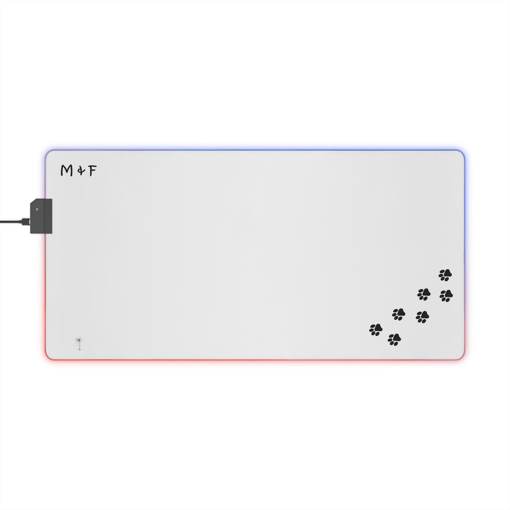 LED Mouse Pad (M&F Paws)