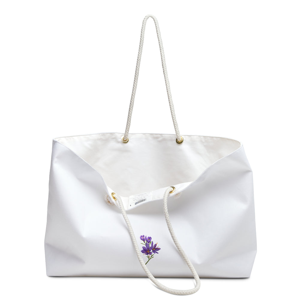 Weekender Bag (Purple Flower)