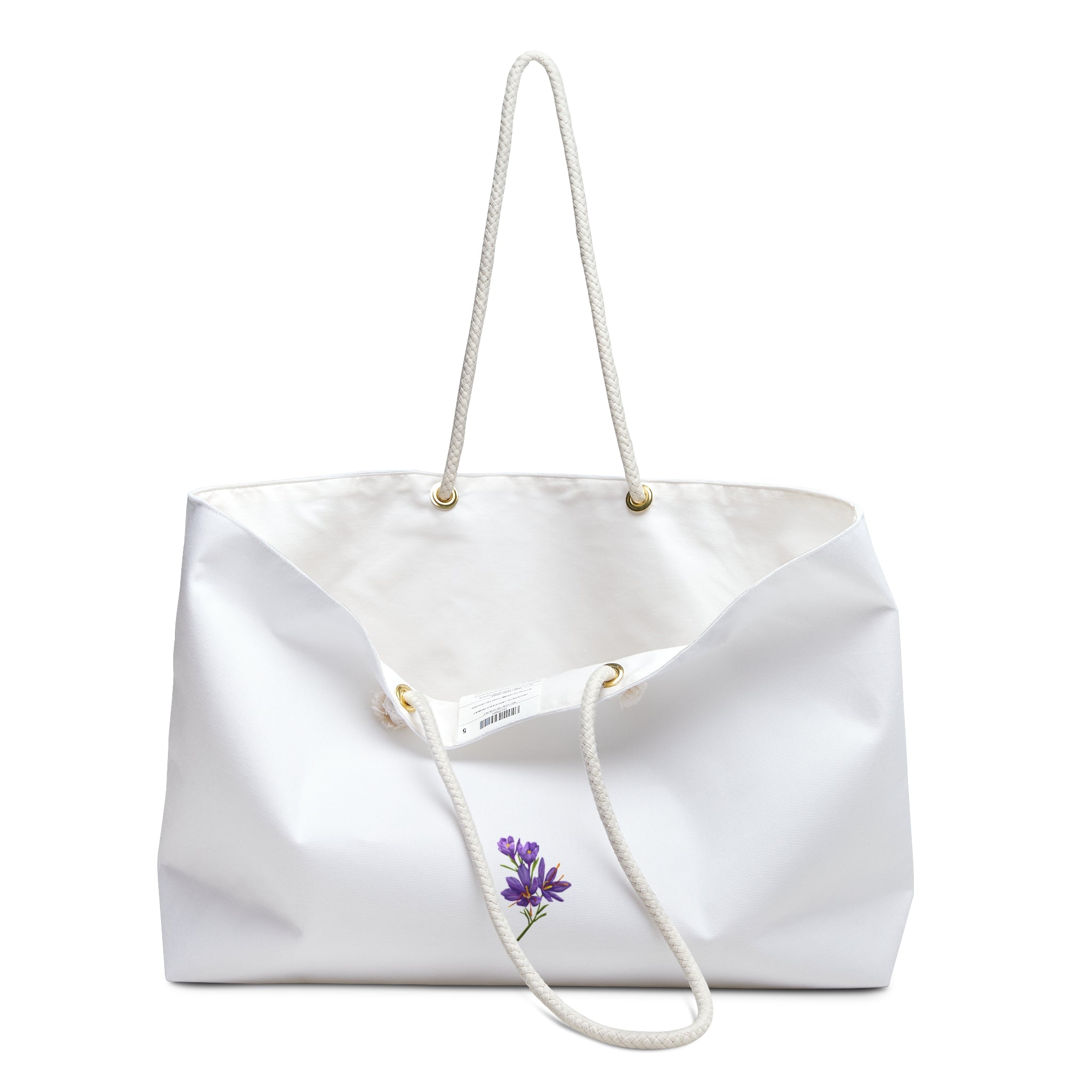 Weekender Bag (Purple Flower)