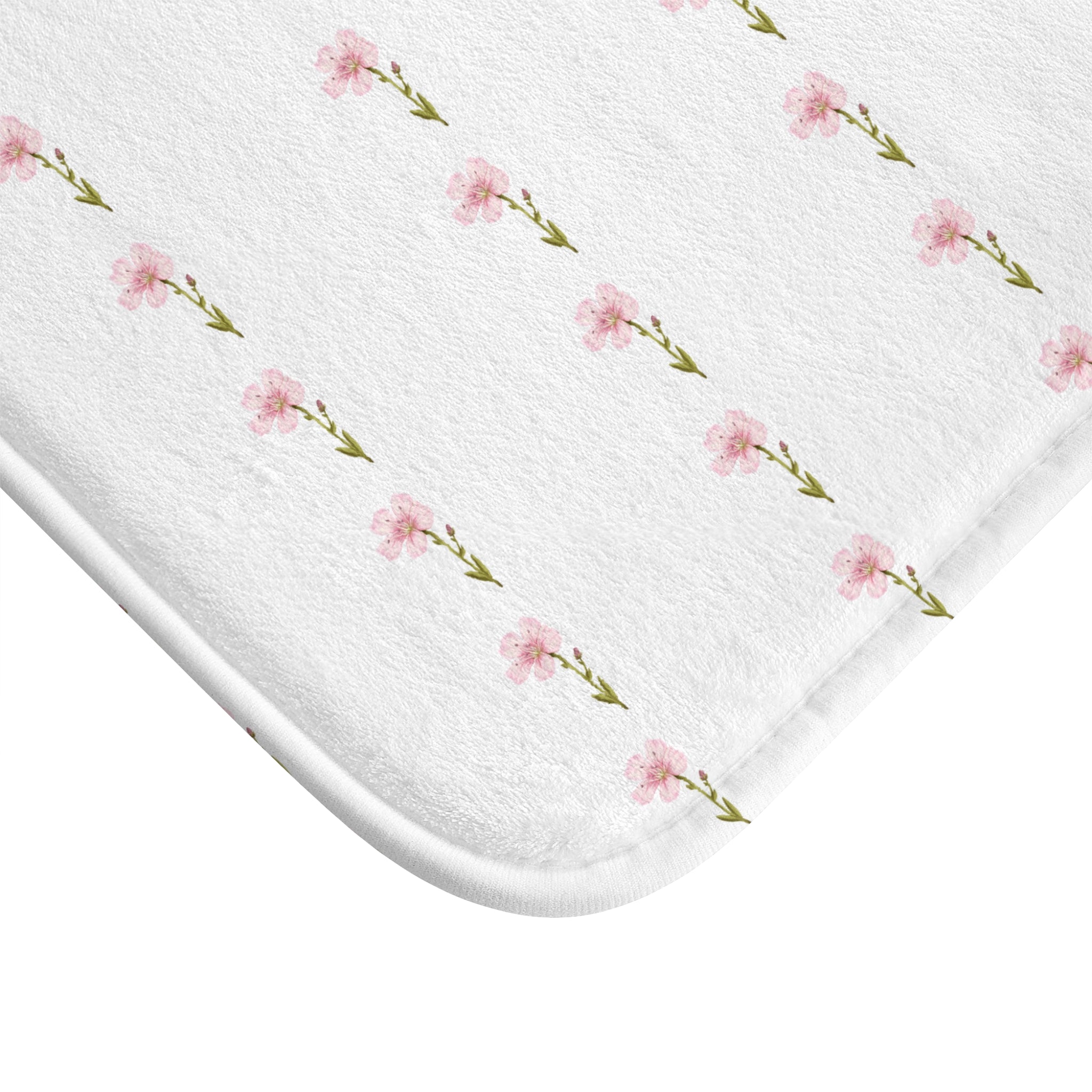 Bath Mat (Pink Flower)