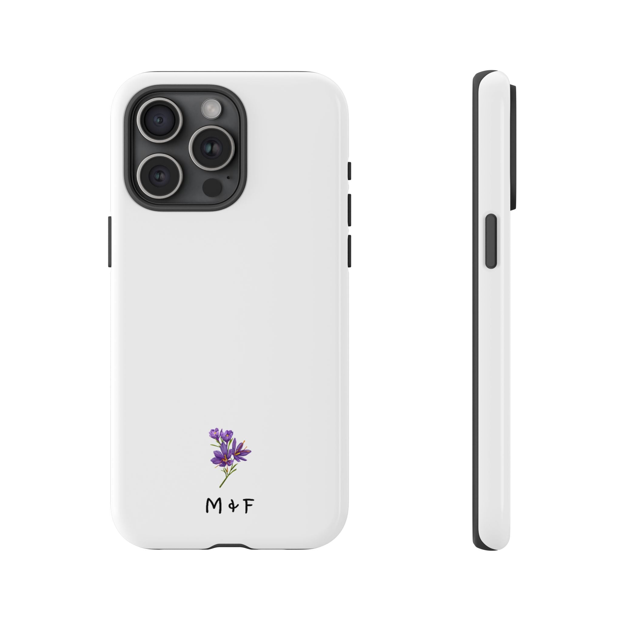 Tough Phone Case (Purple Flower)