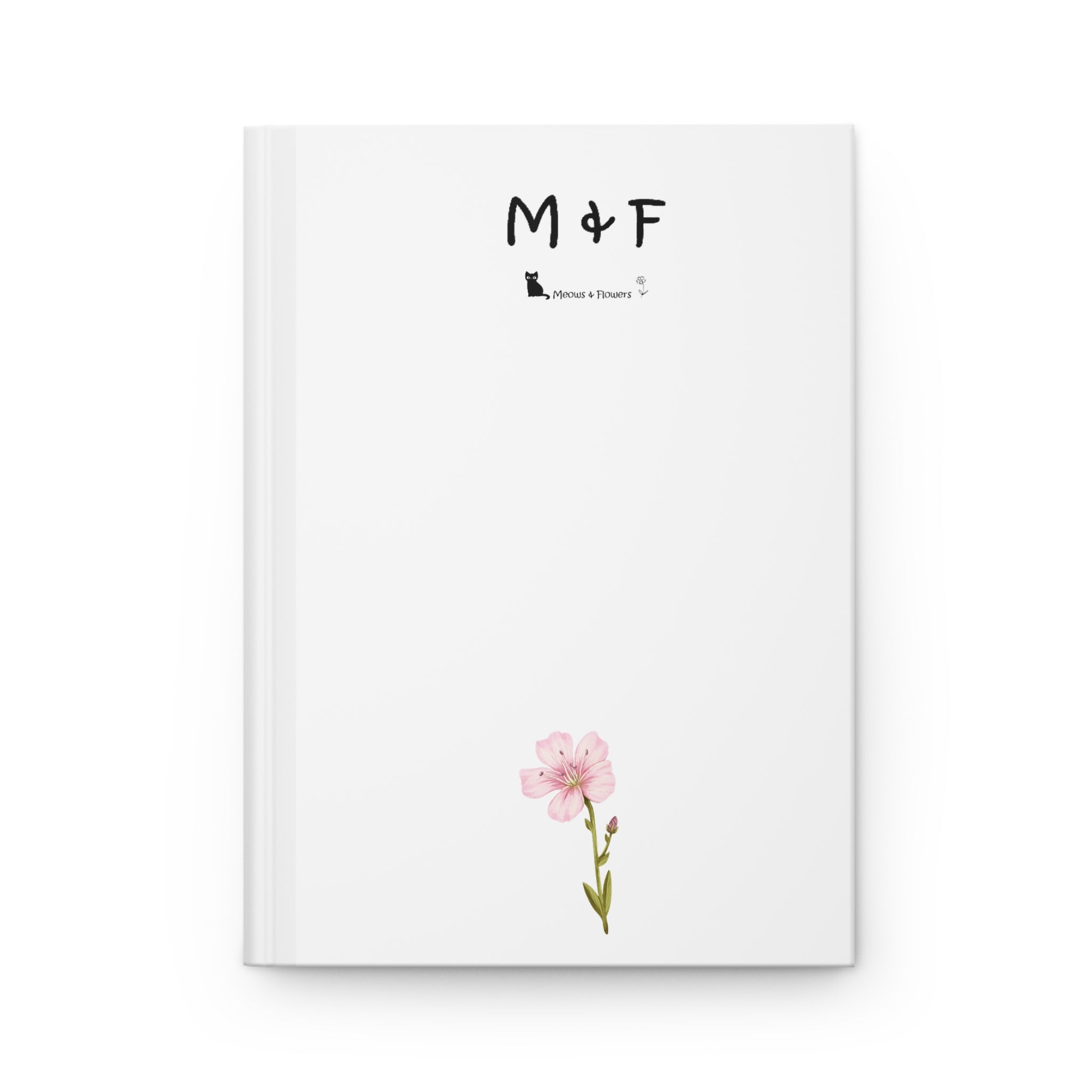 Hardcover Journal Matte (Pink Flower)