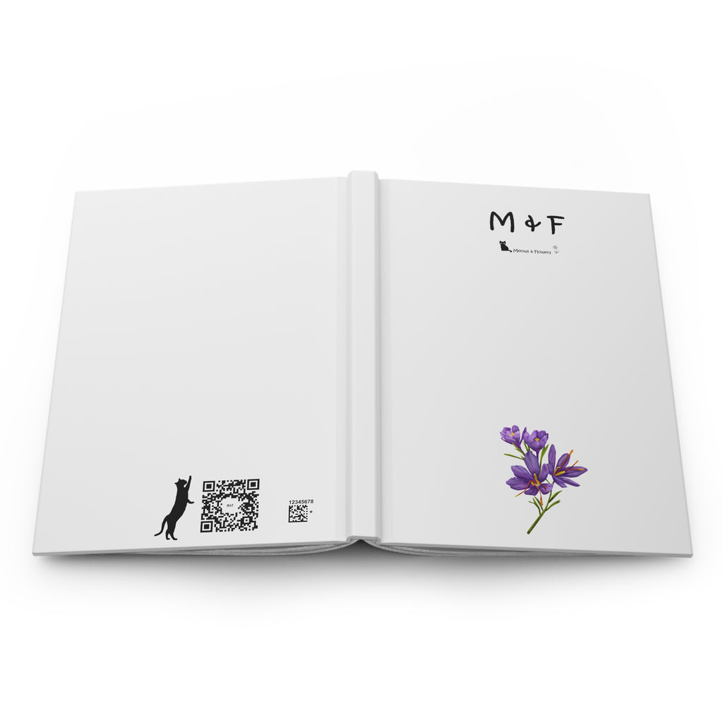 Hardcover Journal Matte (Purple Flower)