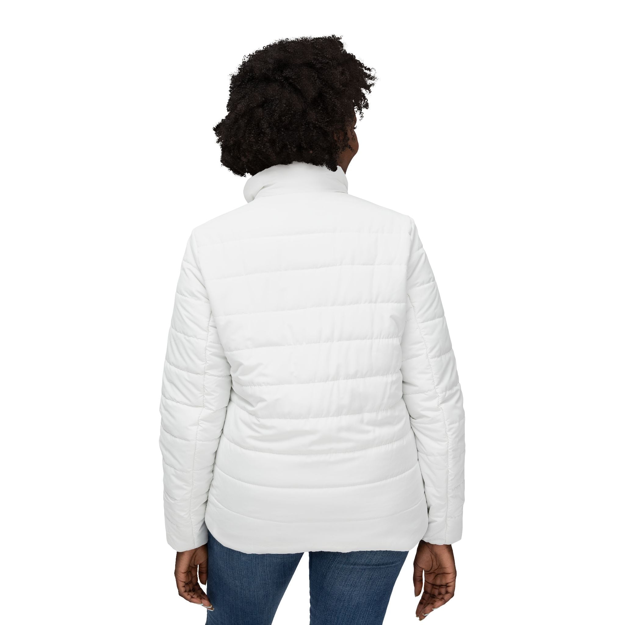 Women’s Puffer Jacket Heart Logo
