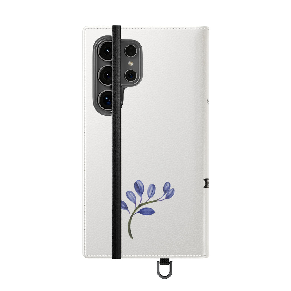 Flip Cases (Blue Flower)