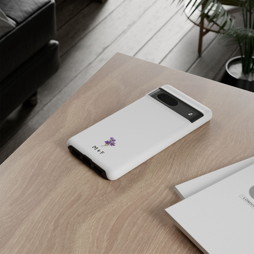 Tough Phone Case (Purple Flower)