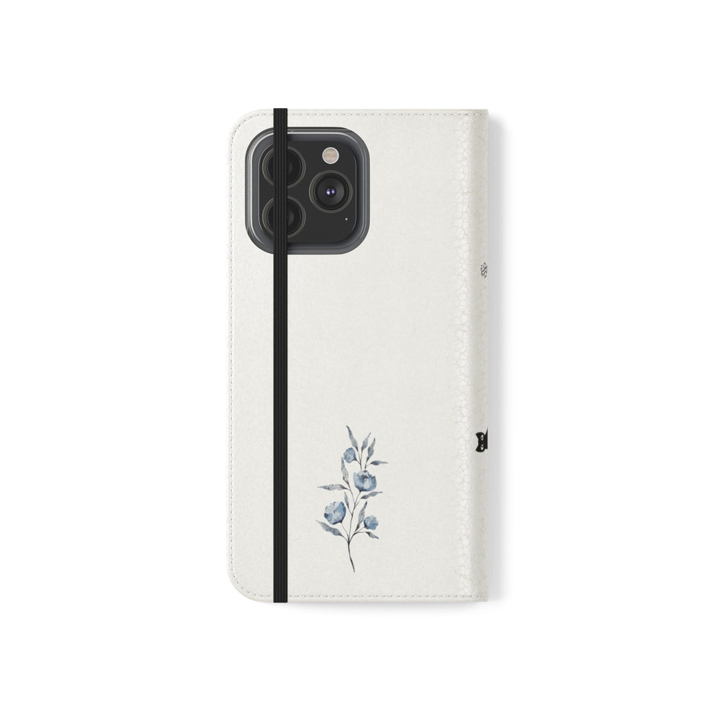 Flip Cases (Light Blue Flower)