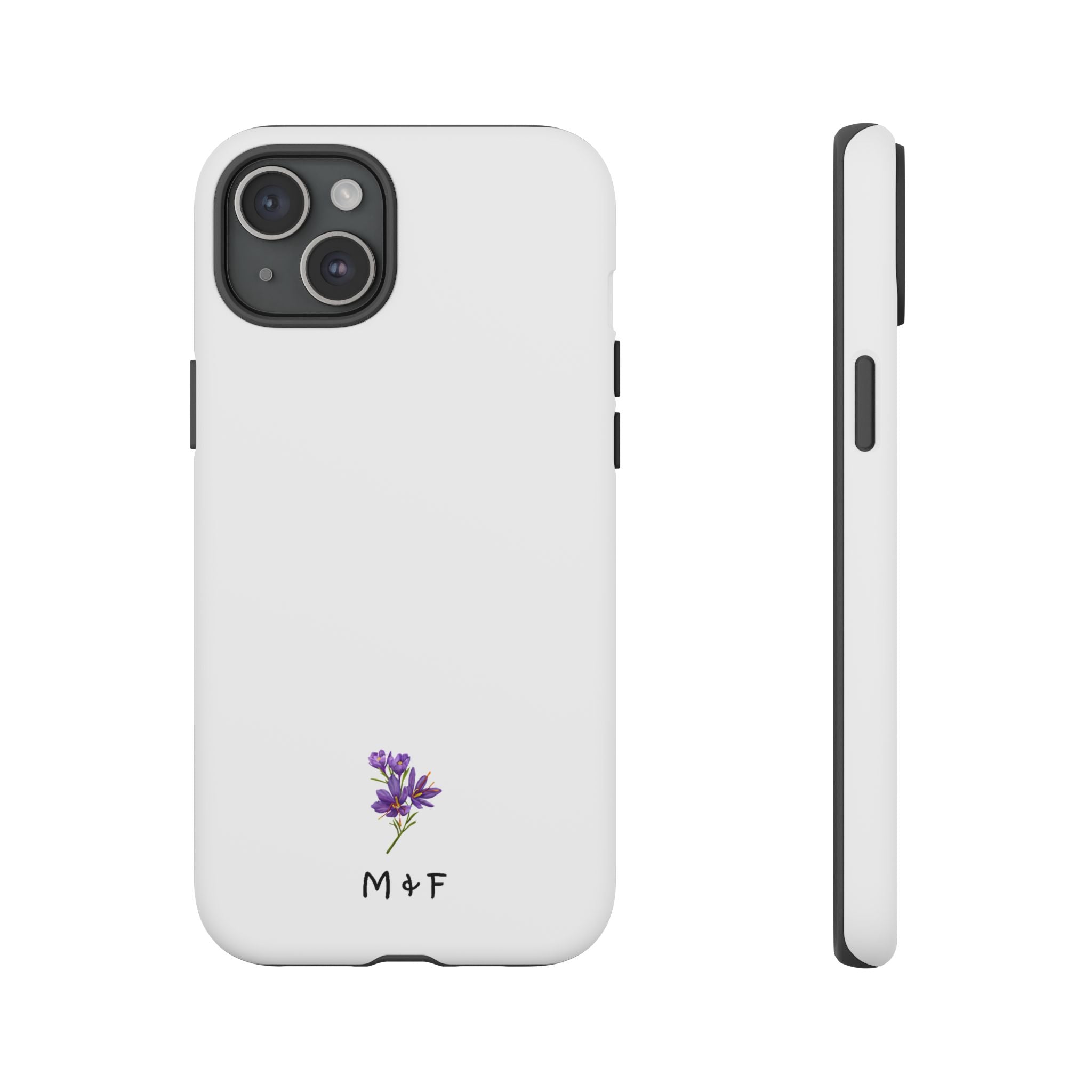 Tough Phone Case (Purple Flower)