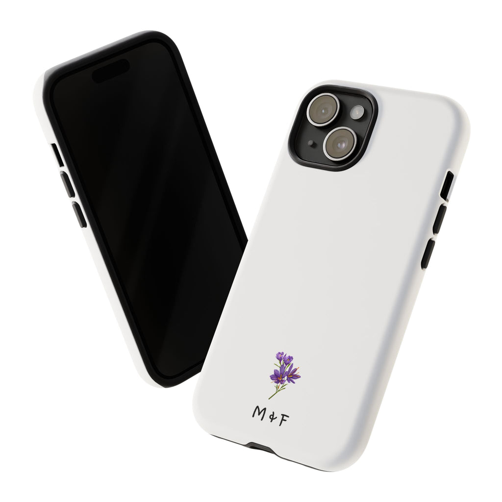 Tough Phone Case (Purple Flower)
