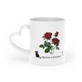 Heart-Shaped Mug Roses Flower