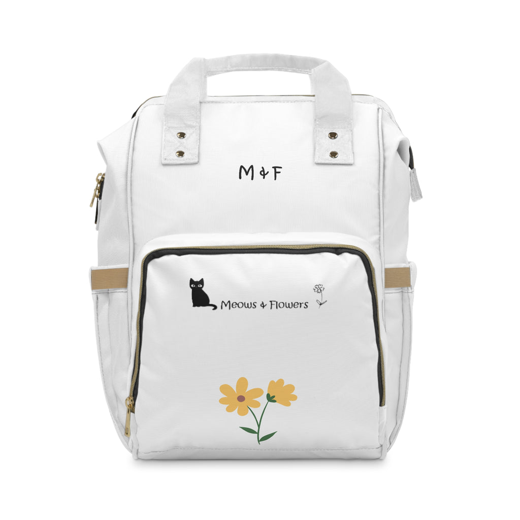 Multifunctional Backpack (Yellow Flower)