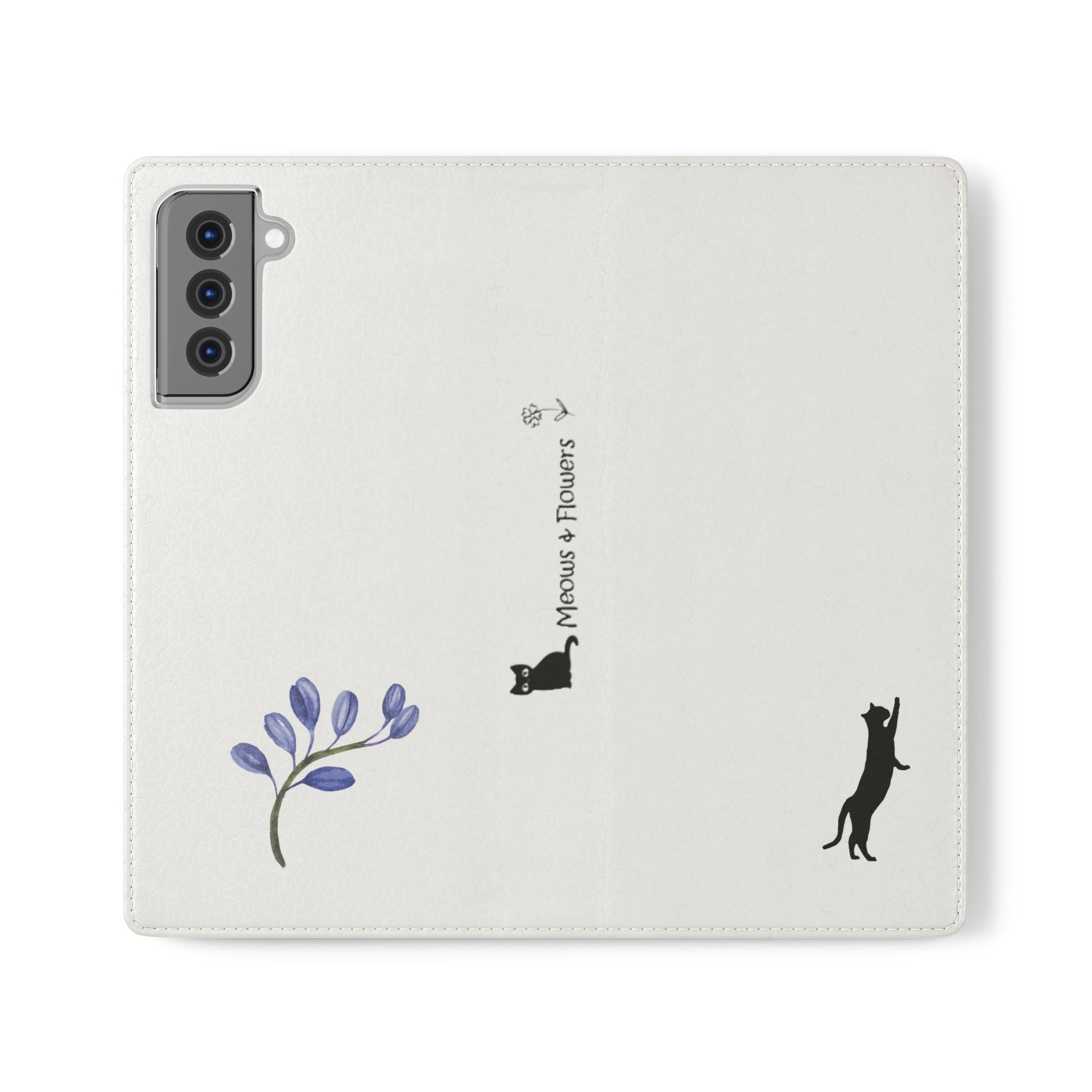 Flip Cases (Blue Flower)