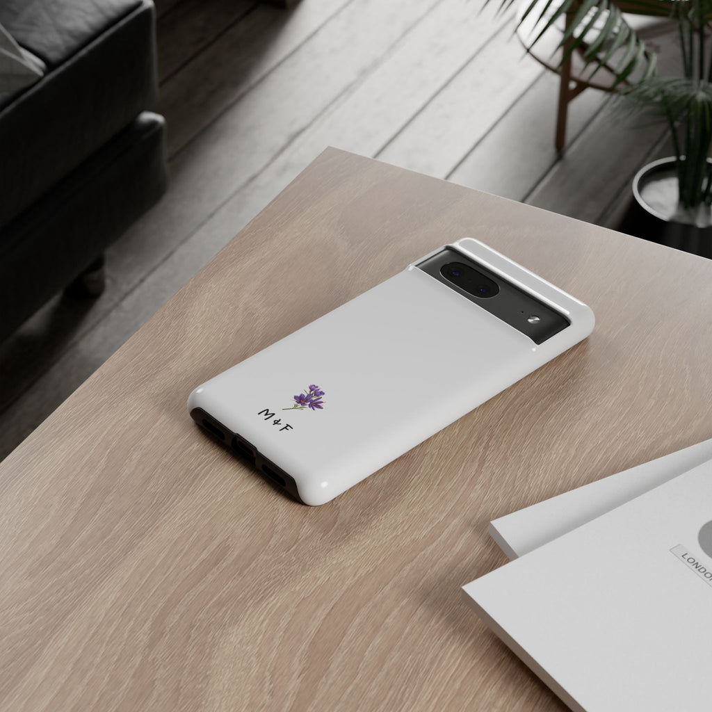 Tough Phone Case (Purple Flower)