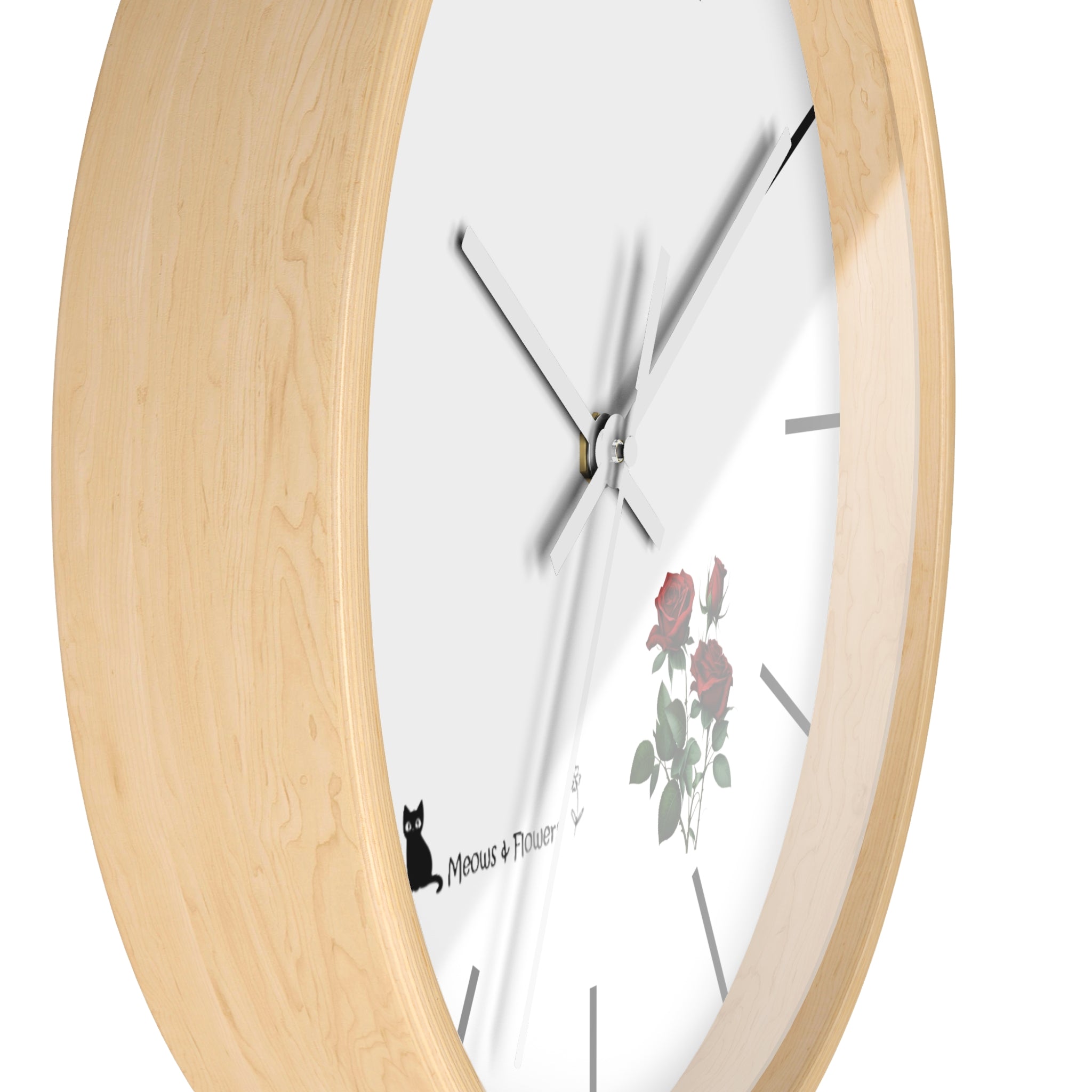 Wall Clock (Roses Flower)