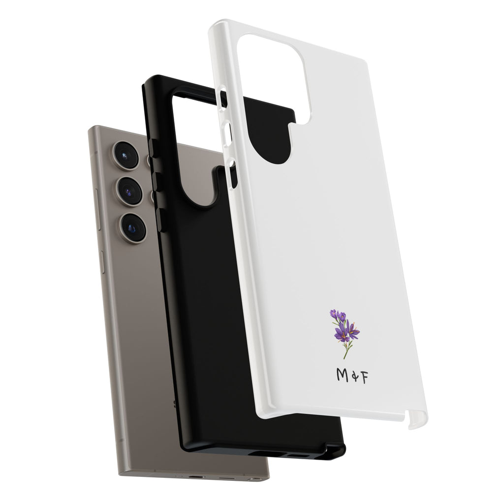 Tough Phone Case (Purple Flower)