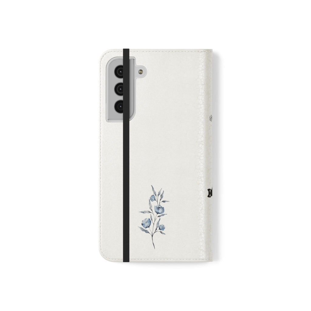Flip Cases (Light Blue Flower)