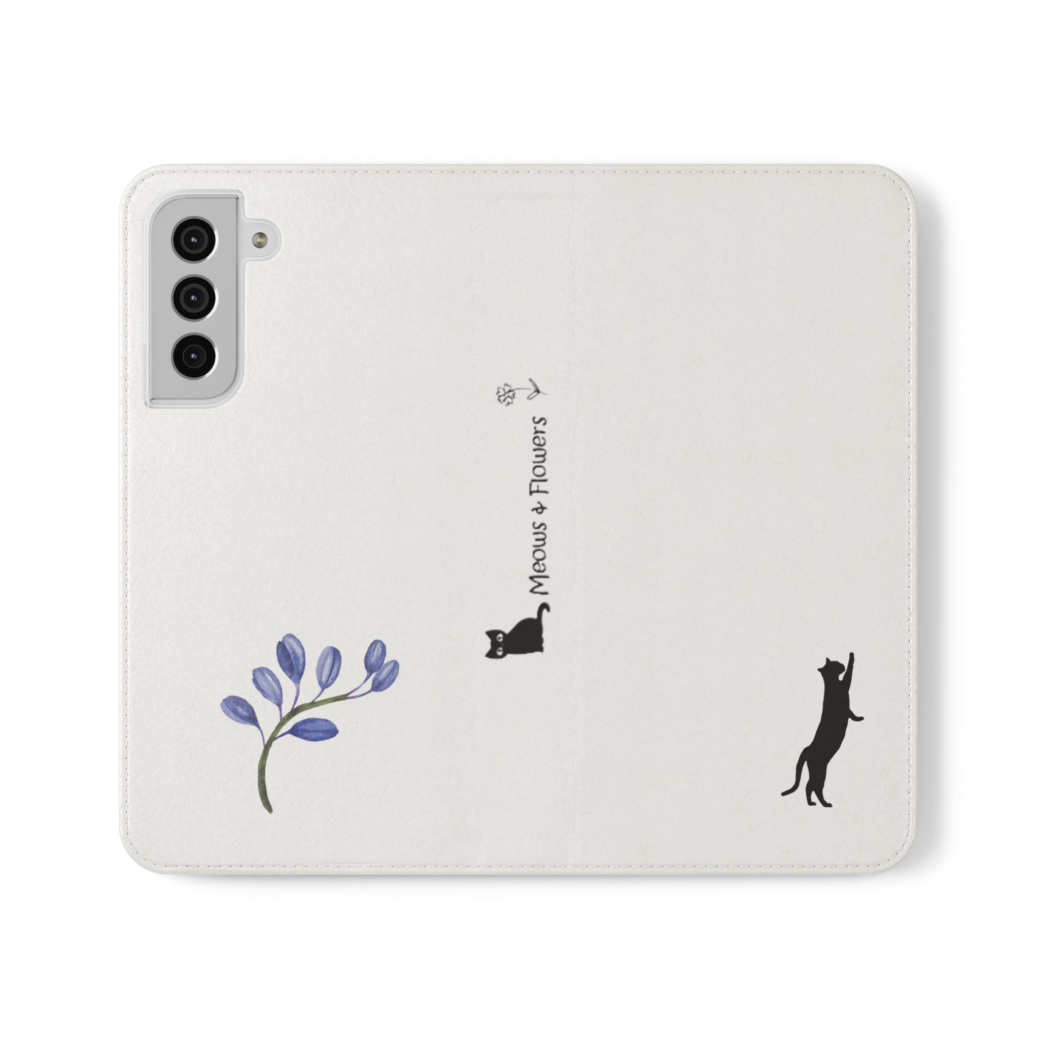 Flip Cases (Blue Flower)