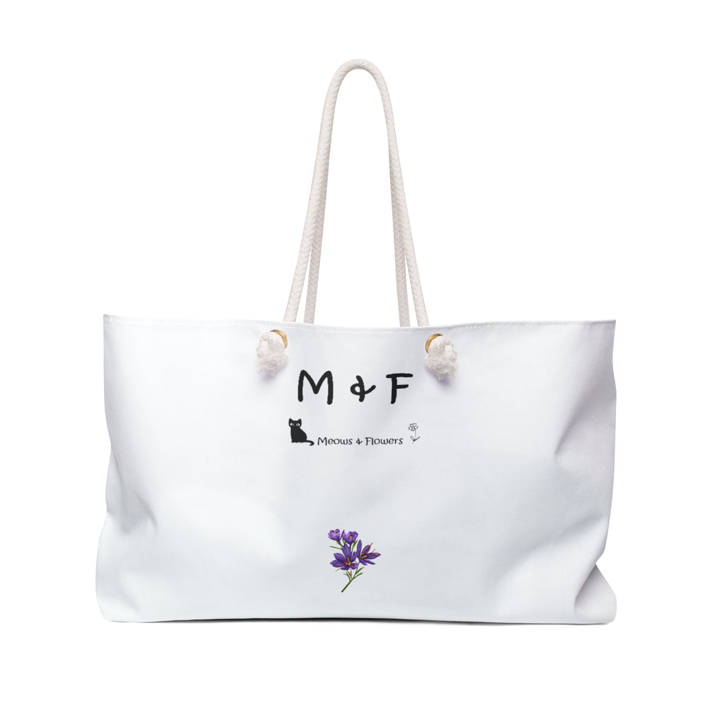 Weekender Bag (Purple Flower)