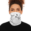Winter Neck Gaiter With Drawstring paws Logo