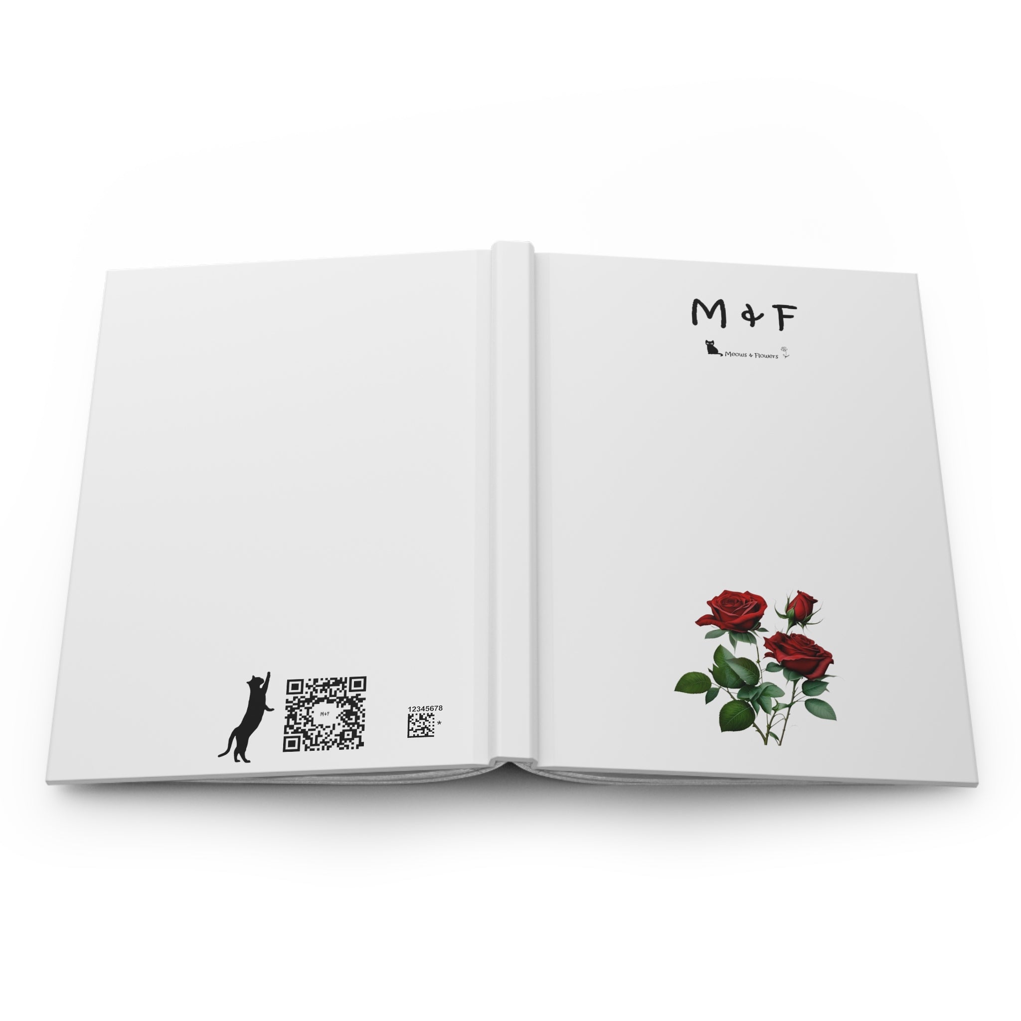 Hardcover Journal Matte (Roses Flower)