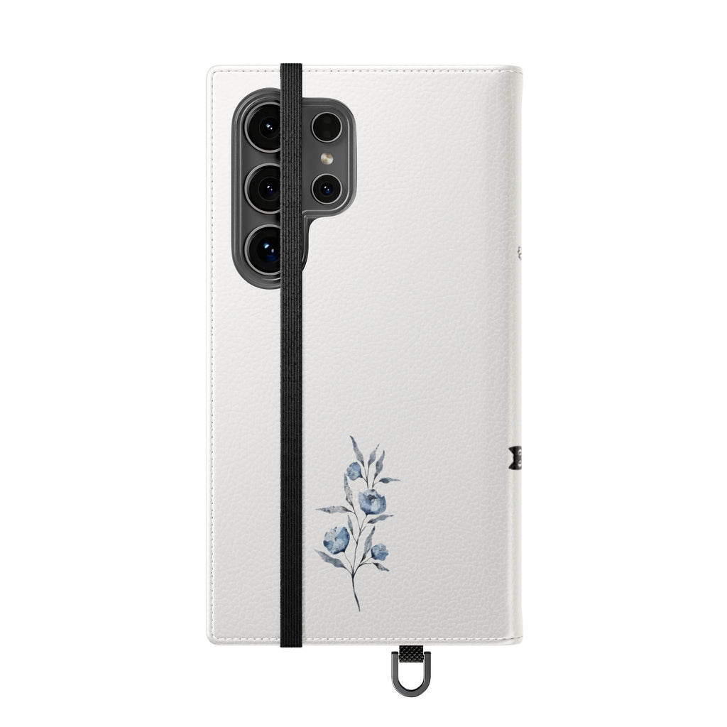 Flip Cases (Light Blue Flower)