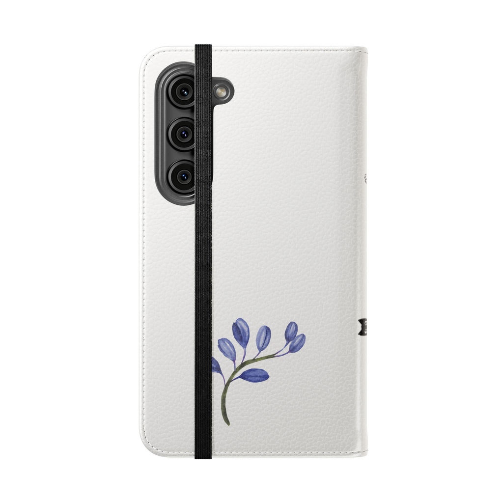 Flip Cases (Blue Flower)